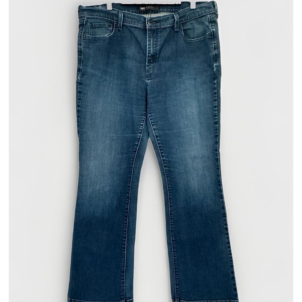 Levis 515 Womens Jeans 16M Blue Bootcut Low Rise Stretch Denim Retro Streetwear